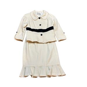 Sara Campbell Wool Skirt Suit Set